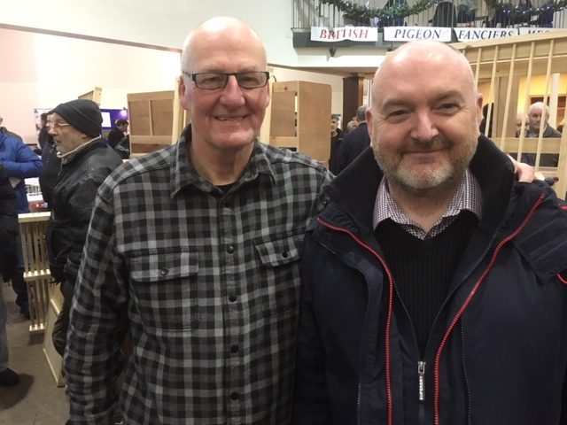 Tom McLeod of Tranent with Kevin Murphy