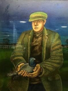 Painting in Monklands hospital Airdrie