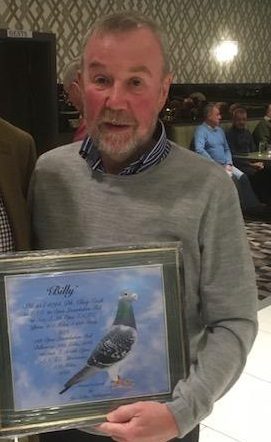 Jim Cullen with photo of Ypres winner