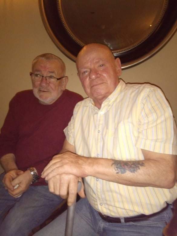 Michael OConnell with his lifelong friend Tony OMahony