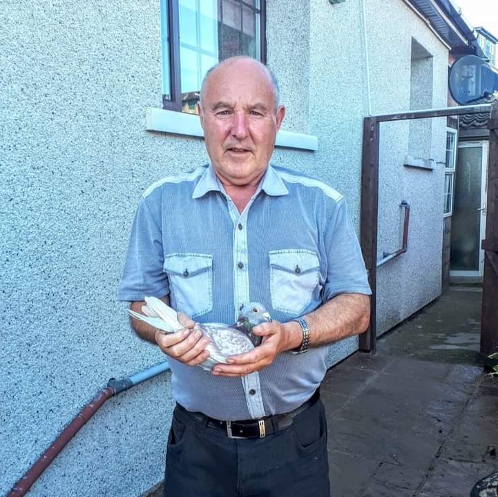 Tom Cahill displaying another one of his fabulous team