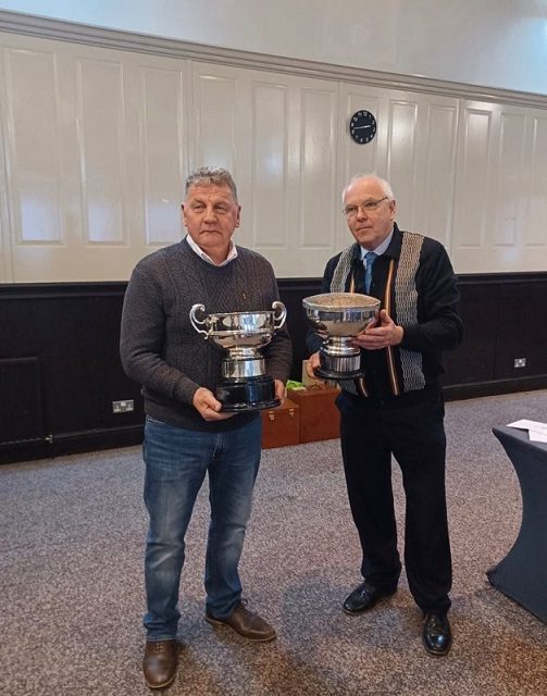 Ken Gladstone with his R.P.R.A Award 04 02 22