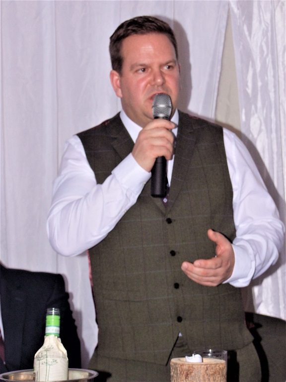 Principal Guest Chris Gibson addressing the Gathering 07 03 22
