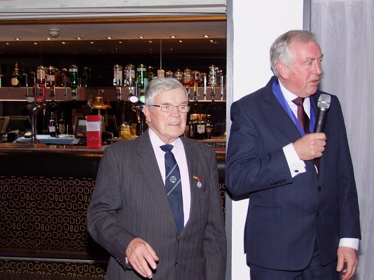 Vinnie Donnelly New Honorary Life Member with Stephen Beardmore 07 03 22