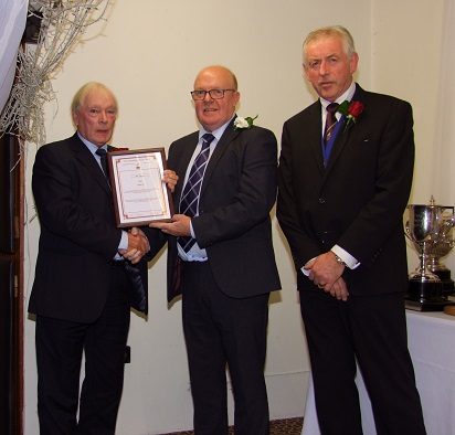 David Jones congratulated by John Burgham 28 11 22