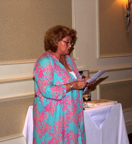 Kim making her speech 02 11 22