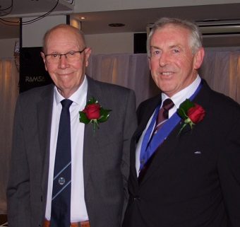 New Life Member George Pulford with Stephen Beardmore 28 11 22