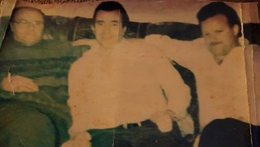 The Busteed brothers from L to R Seán Paddy and Tony. 16 12 22