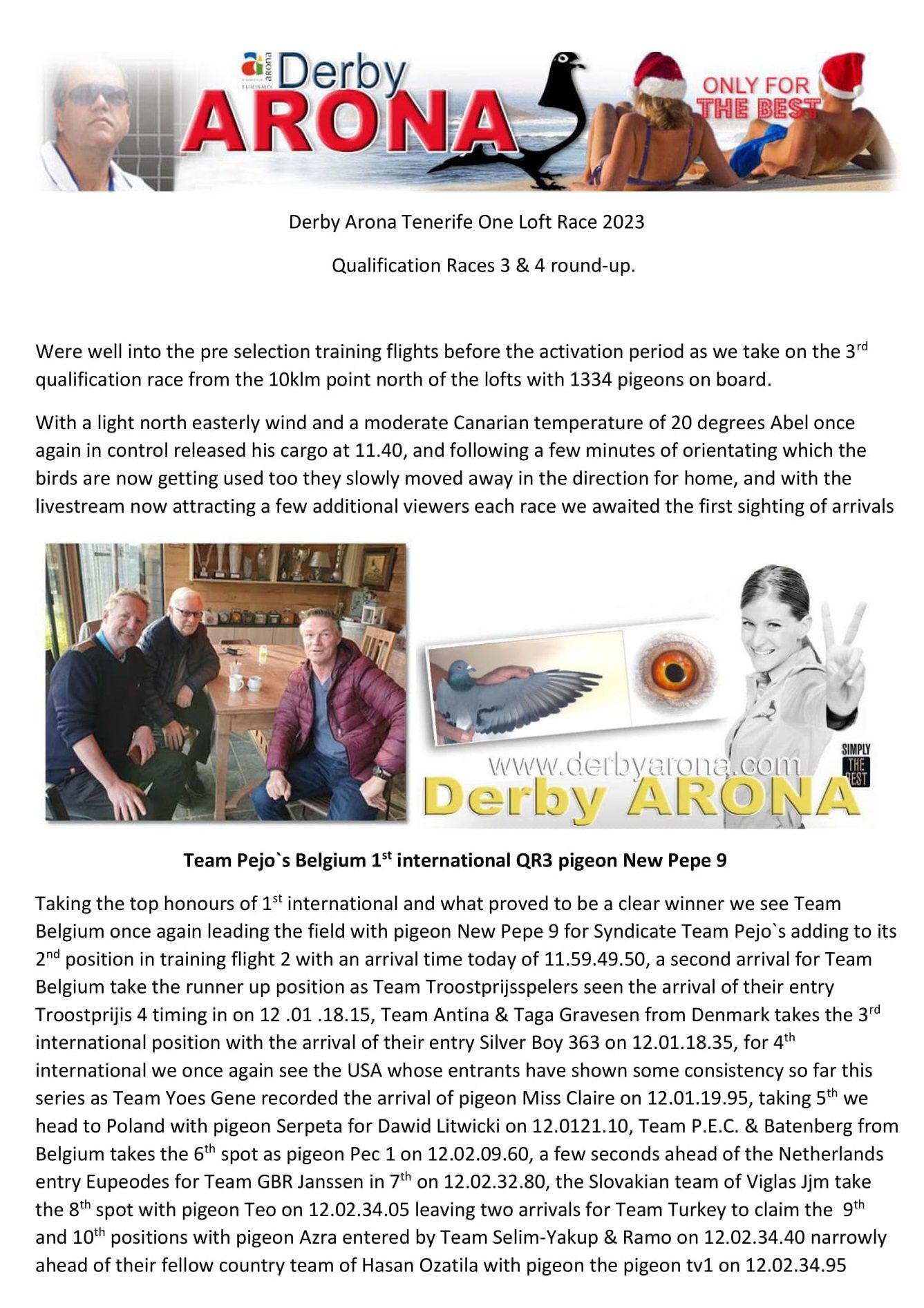 Arona report 2 1 25 01 23