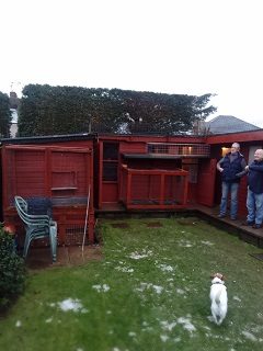 John Pearson getting some tips from Tom 18 01 23