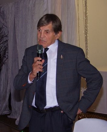 John Dearden introducing the main guest 06 03 23