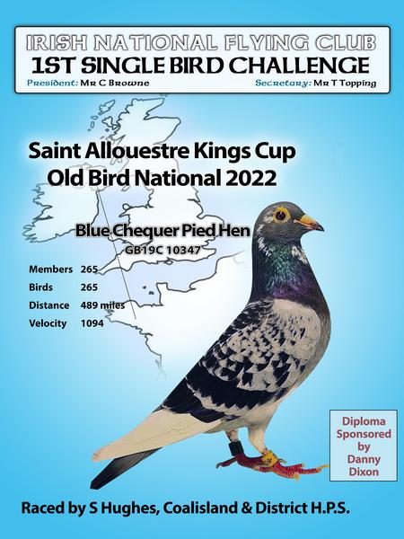 hughes 1st Single Bird 28 03 23B