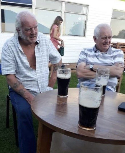 Pic1.The late Jim Gibbs with Chris Whiteside from the days of Gibbs Chaplin and Whiteside 27 05 23