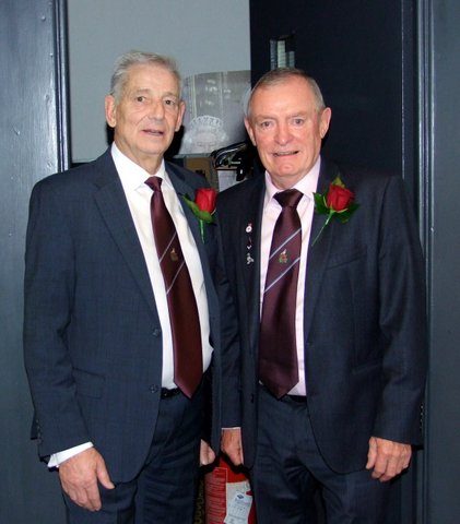 Secretary Brian Dearn with Brian Holland 23 11 23z