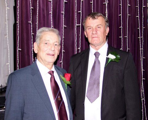 Secretary Brian Dearn with Jonathon Dodd MNFC Secretary 23 11 23z