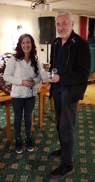 Alys Evans with Steve Redfern. 12 02 24z
