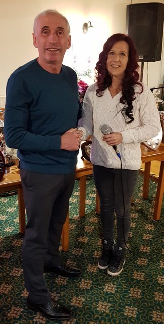 Mick Leszczyszak with Alys Evans. 12 02 24z