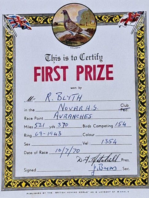 Avranches Certificate 12 06 24k