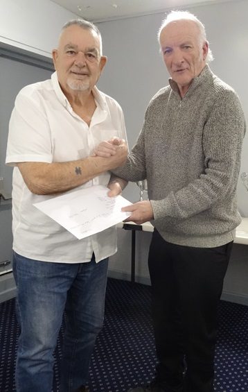 Osmaston Park Homing Society Presentation Evening - 17-12-24