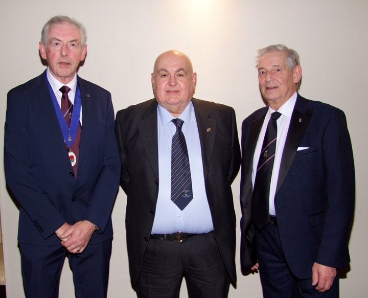 Predident Stephen Beardmore Principle Guest John Wheatcroft Secretary Brian Dearn 04 03 25a