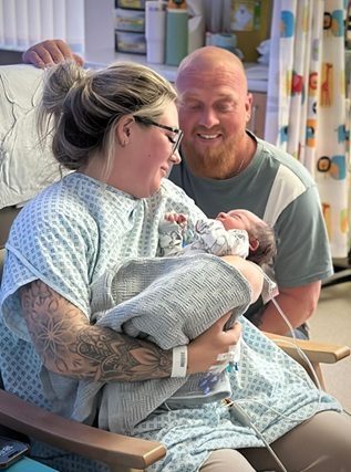 Mollygeorge baby Archie who arrived on Tuesday 13th May 2025. 09 06 25a