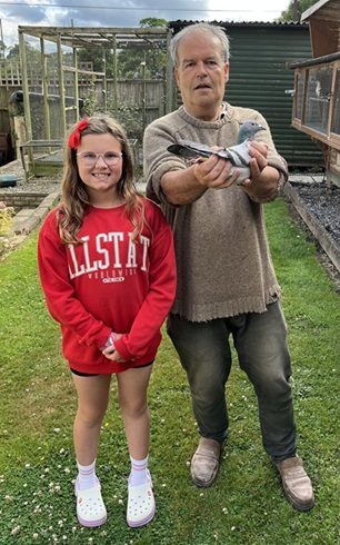 Andrew Lawley Holding 1st Chester 2 Bird with Eliza Jones 23 07 25a
