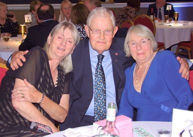 Barbara Kirkland and Julie Froggott being looked after by Bob Smith 16 10 25b