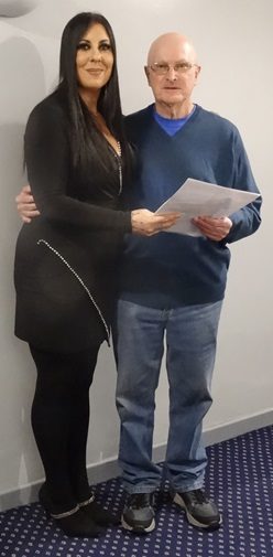 Alan Houldsworth with Angie. 10 12 25a