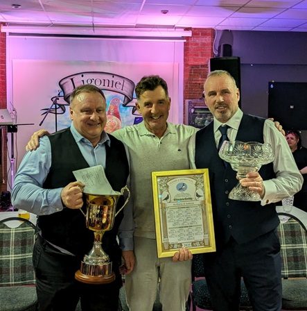 McMurray Anderson Ligoniel District H.P.S. Highest Prizewinners 2025 N.I.P.A. Section C Old Bird Channel Fancier of the year. 16 02 26a