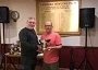 Dave Glen receiving trophy from Jack Brown